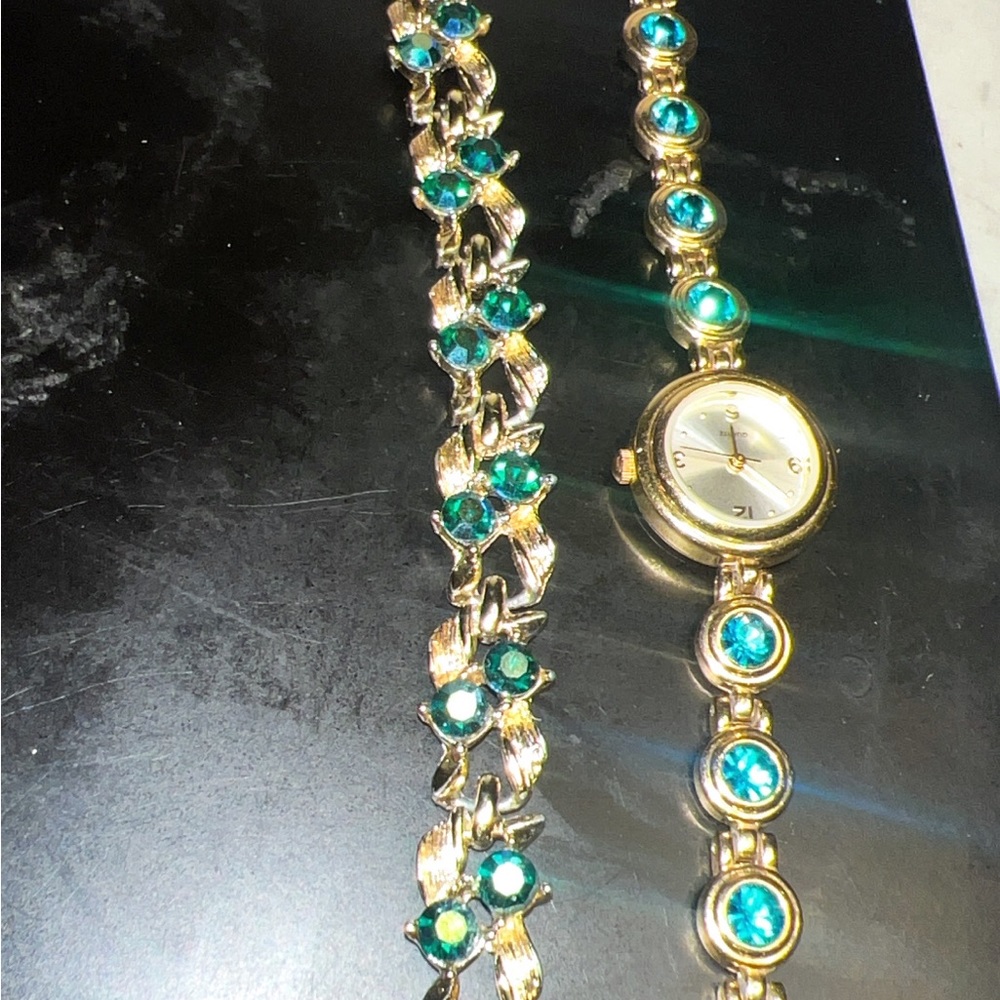 vtg bracelet and watch